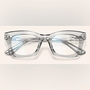 Smart Wearable Glasses - Silver (1.25 Blue light Readers)